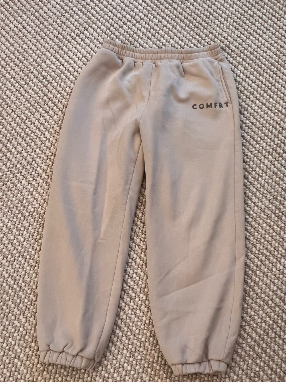 Comfort Beige Jogger Sweatpants - COMFRT